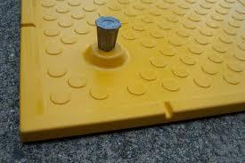 Detectable Warning Composite Cast in Place Truncated Dome Replaceable Radius Offered by DWP - Detectable Warning Panels