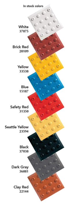Detectable Warning Composite Cast in Place Truncated Dome Replaceable Offered by DWP - Detectable Warning Panels