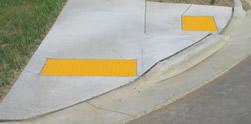 Detectable Warning Stainless Steel Cast in Place Truncated Dome - Detectable Warning Panels
