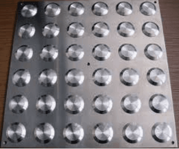Detectable Warning Stainless Steel Cast in Place Truncated Dome - Detectable Warning Panels