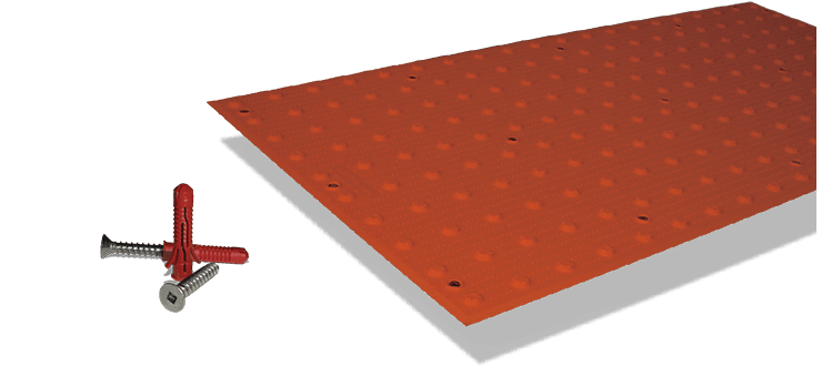 Composite GLUE DOWN Detectable Warning Panel ALERT TILE - Detectable Warning Products