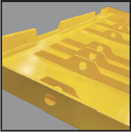 Composite NON REPLACEABLE Paver By Alert Cast - Detectable Warning Products
