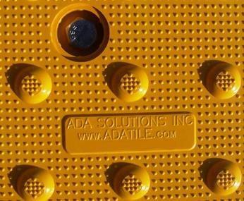Composite WET SET Radius Detectable Warning ADA Solutions — Detectable ...