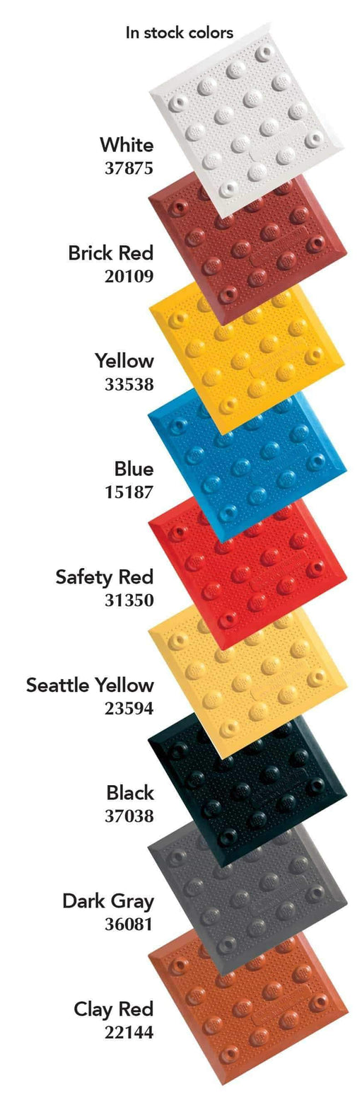 Detectable Warning Composite Cast in Place Truncated Dome Replaceable Offered by DWP - Detectable Warning Panels
