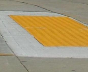 Detectable Warning Stainless Steel Cast in Place Truncated Dome - Detectable Warning Panels
