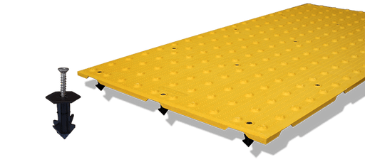 Composite Wet Set Replaceable Detectable Warning ALERT CAST - Detectable Warning Products