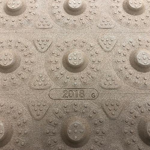 Galvanized Steel 16G GLUE DOWN Radius Wedge Detectable Warning TufTile ...